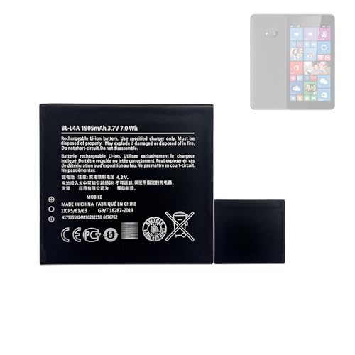 HIGHAKKU Batería de repuesto BL L4A compatible con No kia Lumia 535, Lumia 535 Dual SIM, RM 1090 y RM 1089 Mobile Phone
