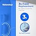 Waterdrop WD-G3-N2RO Filter System, NSF Certified, WD-G3P400 Reverse Osmosis System, Tankless RO System