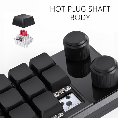 Clavier macros ergonomique 12 touches filaire Type-C et rétroéclairage RVB