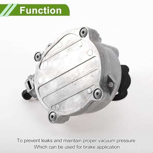 Bomba de Vacío para Frenos No. 11667519457, Bomba de Vacío para Motor para BMW 530i 2006-2007 L6 3.0L, Aleación de Aluminio, Color Plata, 1 Unidad miniatura 5
