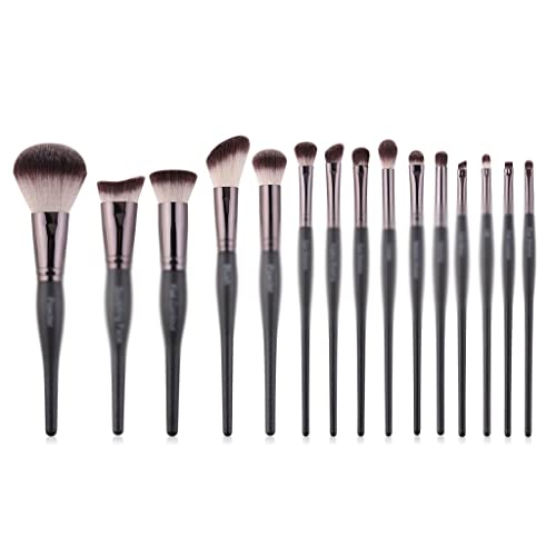 Pinceaux de maquillage yeux et teint pour poudre liquide et crème