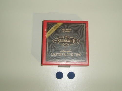 BLUE DIAMOND FROM BRUNSWICK 11mm SNOOKER/POOL CUE TIPS x 2**