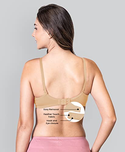 Image of Lyra Women's Cotton Non Padded Wire Free Seamless Bra Skin