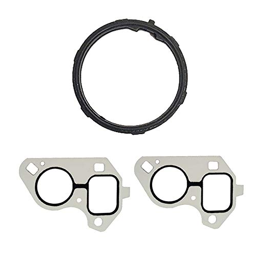 IRONTREE AW6009 Water Pump Kit with Metal Gasket & Thermostat for 07-20 Chevy Silverado 1500 Tahoe Avalanche Suburban, 07-17 GMC Sierra 1500 Yukon XL Savana, Cadillac Escalade, Hummer, 4.8L 5.3L 6.0L