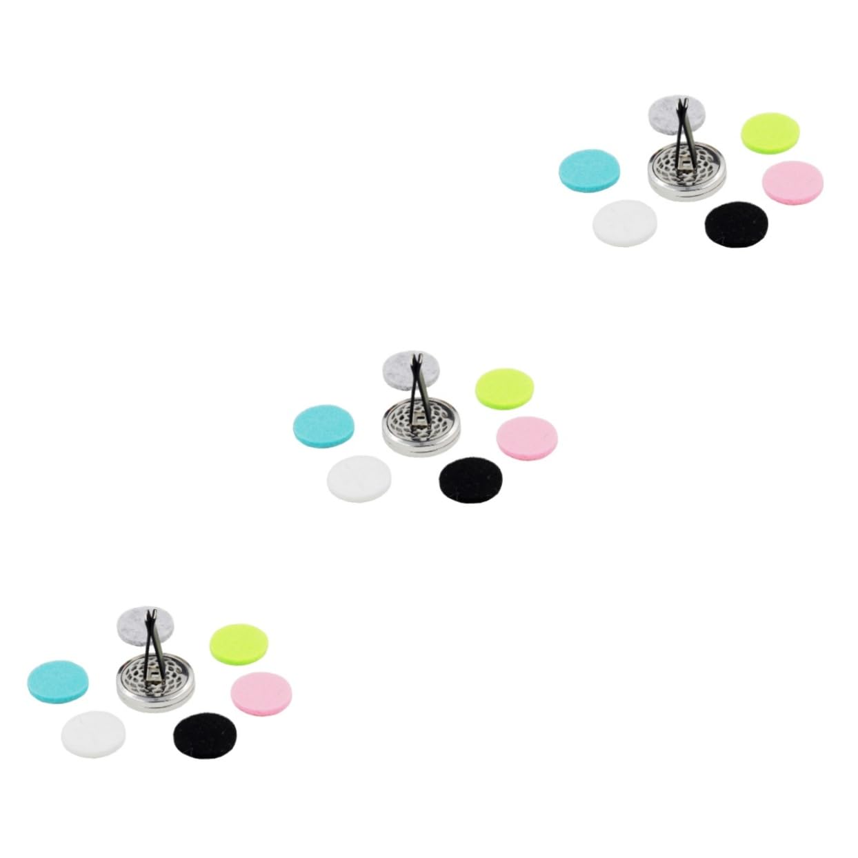 3stücke Car Fragrance Diffuser Vent Clip Multifunktionaler Aromatherapie Diffusor Für Auto Büro Und Zuhause Mit Nachfüllpads Zufällige Farbe Liebe Duftklammer Langlebigem