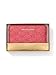 Michael Kors Jet Set Small Zip Around Card Case, Gold-Tone Hardware/MK Embossed Glitter/Crimson