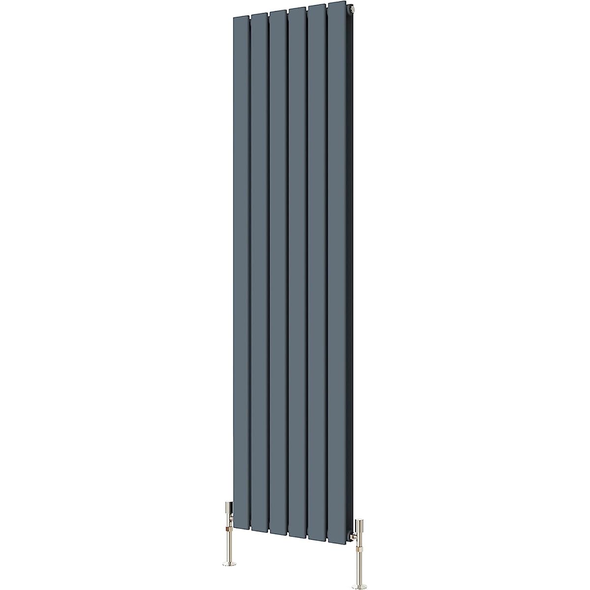 Radbliss Vertical Flat Panel Design Radiator 1600x408mm Anthracite Matt Grey Double Tall RAD Central Heating