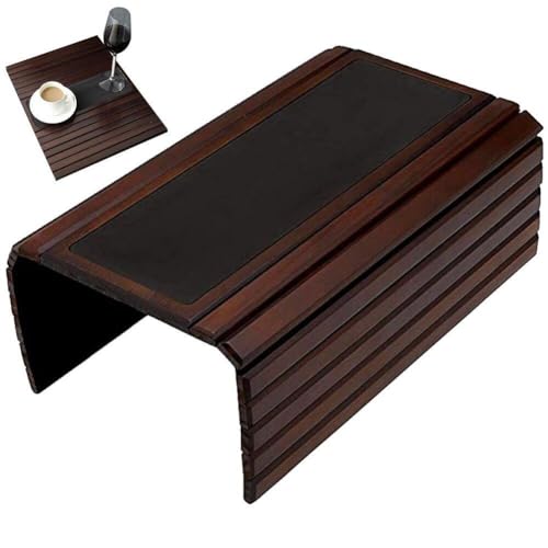Plateau d'accoudoir de canapé protecteur pliable pour tablette - 3