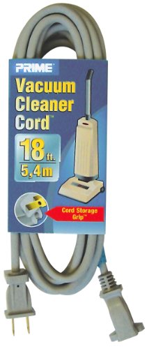 Prime EC282618K 18-Foot 18/2 SVT Vacuum Cleaner Cord, Gray