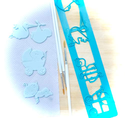 Seacreatures Seahorse Shell Octopus, Football Baseball, Farm Animals, Baby Infant Theme Fondant Gumpaste Cake Decorating Tool