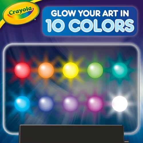Image of Crayola Multi-Color Light Board, Light Up Drawing Toy, Desk Toy, Doodle Pad, Glow Art, Gifts, Toys Boys & Girls, Ages 6, 7, 8