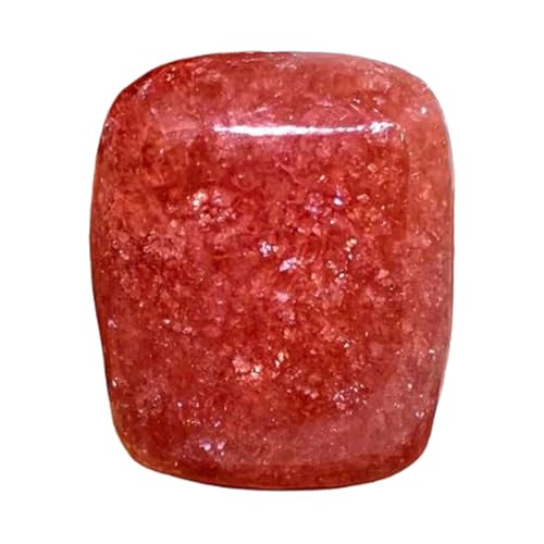 Rhodochrosite naturelle rectangulaire pour bague et pendentif fait main
