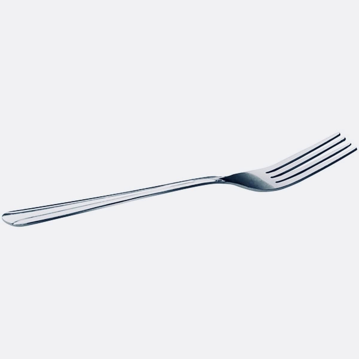 AME D'ESSENCE Dinner Fork, Montelurra Pattern, 7 1/10 Inch, 18/0 Stainless Steel, Bright Finish, Medium Weight, Line-Trimmed Handle, Pack of 144