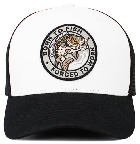 Image of KBETHOS Outdoor Hunting Fishing Lake Life Tactical Distressed Baseball Cap Dad Hats Adjustable Unisex