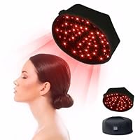 Rotes Licht Therapie Cap für Haarwachstum, Infrarot-Licht Haarwachstum Gerät, 120 LEDs, 660nm 850nm Wellenlängen für Männer und Frauen, Einheitsgröße, verkabelt