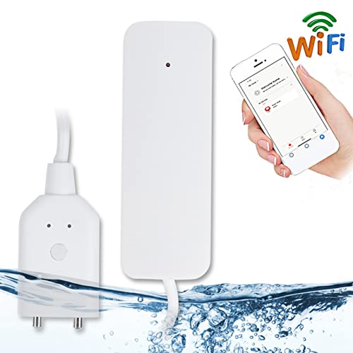 Sonew Water Alarm Sensor, Smart WiFi Water Leakage Alarm Household Water Overflow and Floods Detector - Real-time Alarm Message Push via App - Image 2