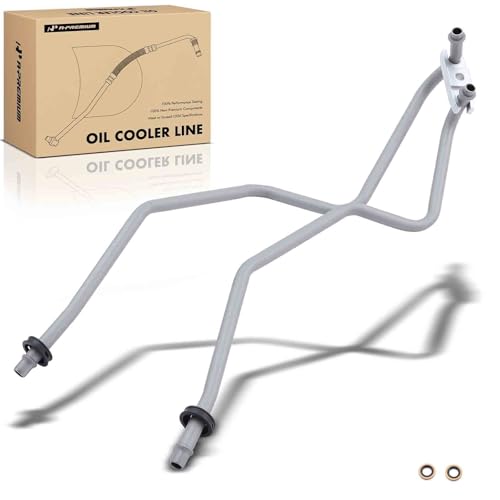A-Premium Upper Inlet and Outlet Automatic Transmission Oil Cooler Line Hose Assembly Compatible with Jeep Liberty 2008-2012 V6 3.7L by A-Premium - Used condition - US$16.04
