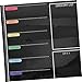 TEHAUX Magnetic Dry Erase Board for Refrigerator Household Meal Planner Weekly Menu Organizer Pet Material for Lists Reminders for Kitchen Display