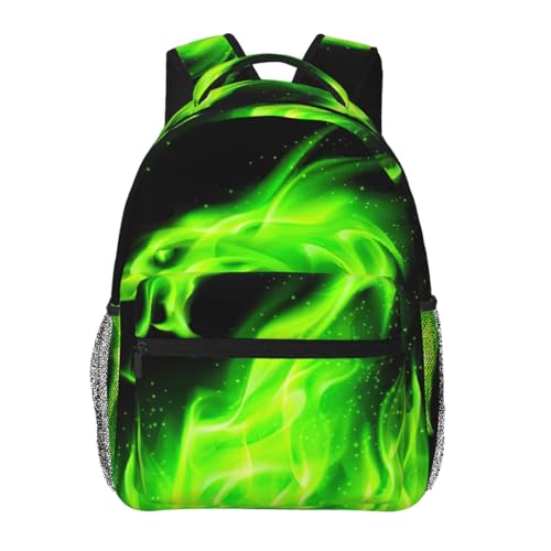 Mochila de senderismo con estampado de dragón chino impermeable para laptop de hombre y mujer