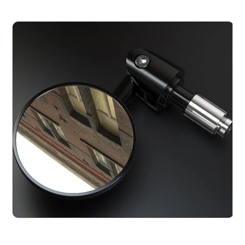 Espejos extremos de barra de 16mm para motocicleta juego de 2 retrovisores plegables convexos