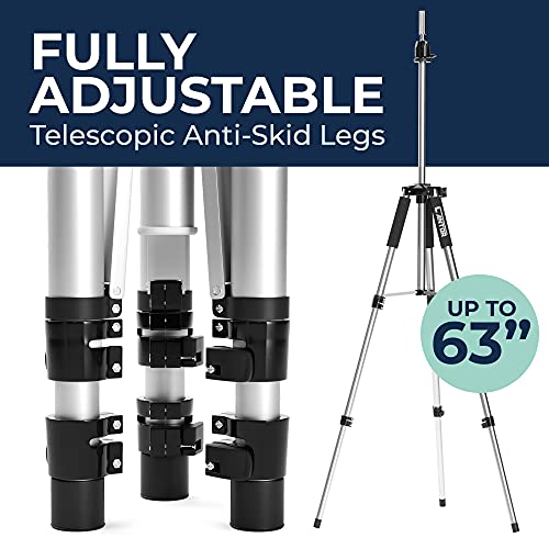 Wig Stand Tripod - Mannequin Head Stand Tripod - Heavy Duty Tripod Wig Head Clamp For Cosmetology, Hair Styling Practice, Braiding, Wigs Making And Display - Fits Foam Doll And Canvas Block Head #TOP4