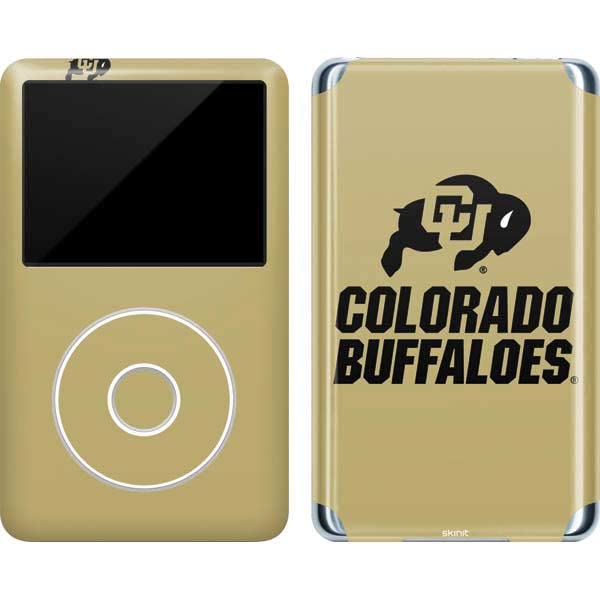 Skinit Decal MP3 Player Skin Compatible with iPod Classic (6th Gen) 80GB - Officially Licensed College CU Colorado Buffaloes Design
