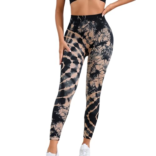 Pantalones de yoga moldeadores contra rozaduras con cintura alta compresiva