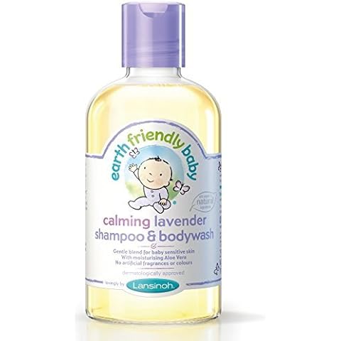 Earth Friendly Baby Calming Lavender Shampoo & Bodywash ECOCERT 250ml - Pack of 4 Cover