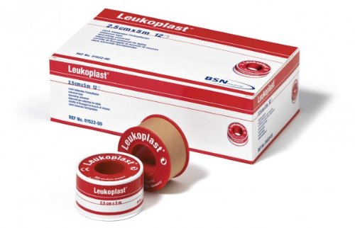 Leukoplast Rouleau de pansement sans anneau de protection Couleur chair 9,2 m x 1,25 cm