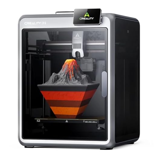 ⚡ Creality K2 3D Printer, Multicolor Printing Need CFS, Max 600mm/s Printing Speed, Smart Auto Leveling & Al Camera, Next-Gen Direct Drive Extruder, 95% Pre-Assemble, Build Volume 260 * 260 * 260mm