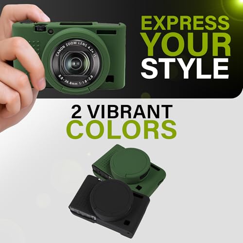 Funda de silicona para cámara Sony RX100 VII verde miniatura 6