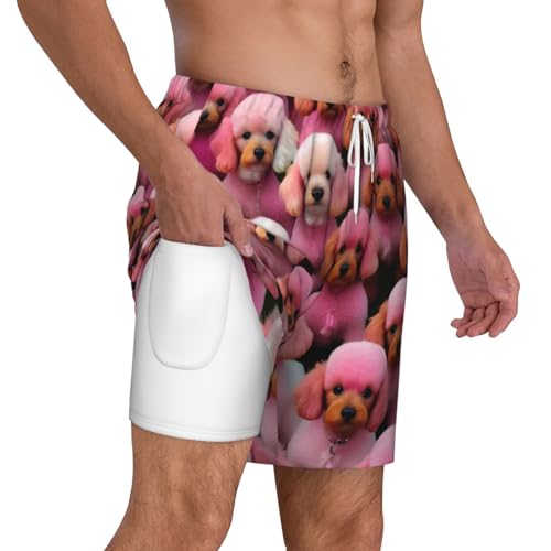 Short de bain avec doublure compression homme à séchage rapide pour le confort d'été