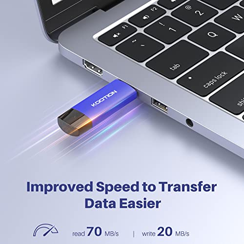 Image of KOOTION 128GB USB C Flash Drive 2-in-1 Type-C Pen Drive USB-A & USB-C 3.0 Dual Drive OTG, Thumb Drive Memory Stick for Android Smartphone /Tablet /PC