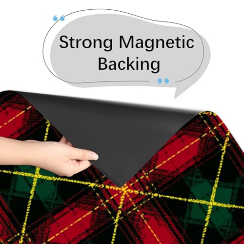 Cubierta lavavajillas magnética Mexpekil soluciona puertas rayadas con diseño tartán 53 cm 5