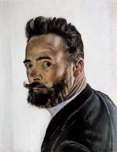 Impression Tableaux Graffiti Art de Prestige Ferdinand Hodler Moderne Toile