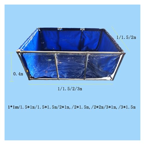 Grand bassin à poissons transparent hors sol 1m pour isoler vos poissons - 3