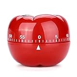 bordstract timer visivo, timer da cucina meccanico a forma di pomodoro 60 minuti, timer da cucina per cucina, timer meccanico manuale per cottura domestica forno da cucina(small)