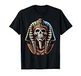 Egypt King Pharaoh Costume Tutankhamun Outfit Pharaoh Skull T-Shirt