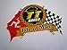 I Say Ding Dong Adhesivo de Vinilo para Exteriores con Bandera de la Isla de Man TT Races y Desplazamiento con Texto en inglés Isle of Man TT Races