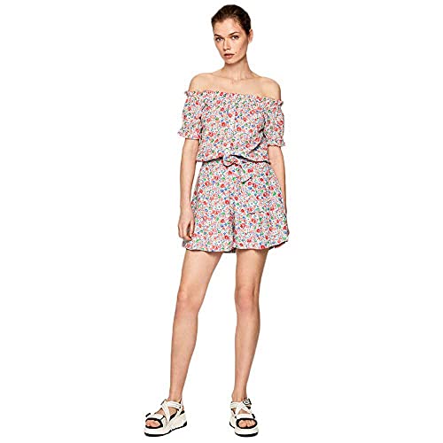 Top imprimé fleurs Pepe Jeans Meghan multicolore taille S