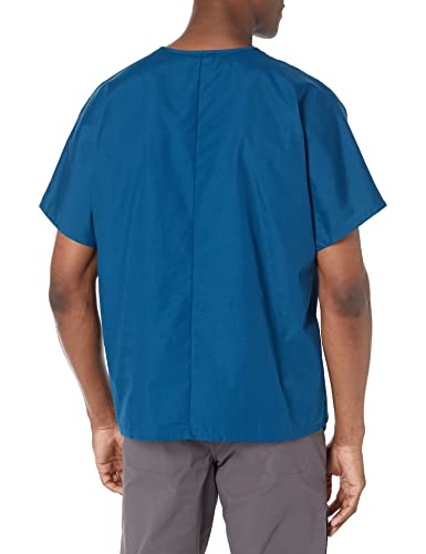 Image of Cherokee Scrubs for Women and Men Unisex V-Neck Tunic Nursing Scrub Top with Chest Pocket, Tuckable Durable Fabric - 4777 | 1 Chest Pocket For Essentials, Traditional Fit, Durable Construction, Comfortable Knit Details, Easy Care, Tuckable Style