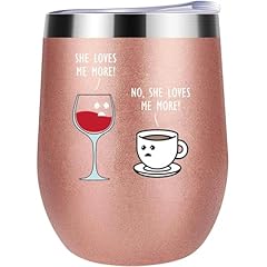 Funny Wine Tumbler-Rose Gold