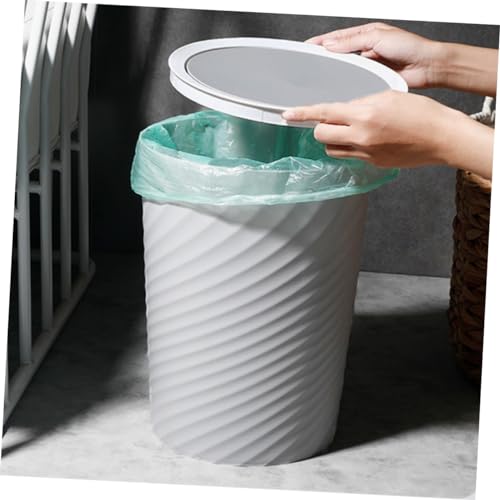 Caneca de basura Mobestech con tapa abatible miniatura 2