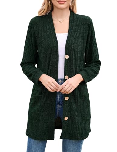 Image of MONNURO Plus Size Cardigan for Women Lightweight Open Front with Pockets
