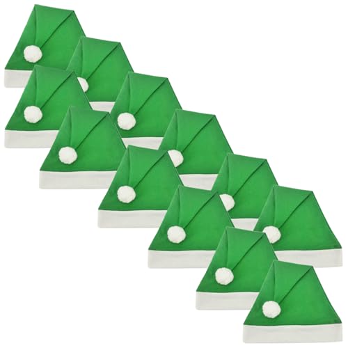 Ciffre 12 Stück im Set Weihnachtsmütze Nikolausmütze Winter Mütze...