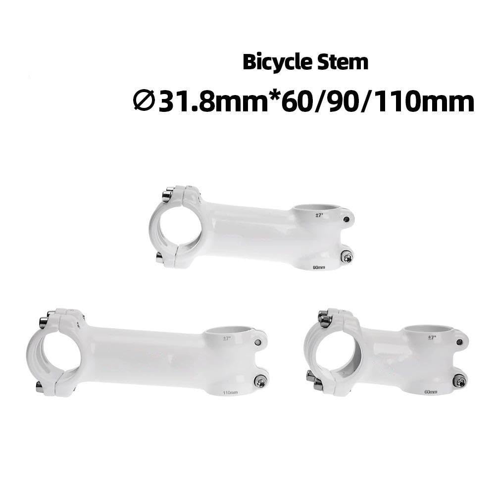 Mostek rowerowy Biały wspornik roweru szosowego 7 stopni Mtb Power Takeaway 31,8 mm Riser Table 60/90/110 mm Handl Extender