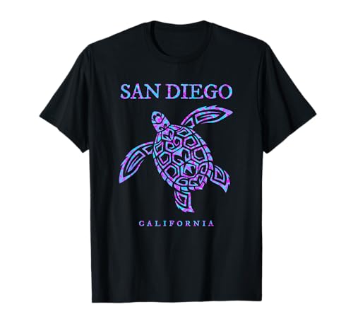 San Diego California Sea Turtle Beach Vacation T-Shirt