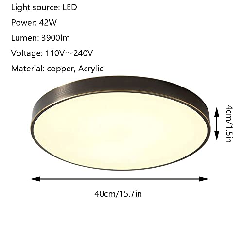 Plafonnier LED moderne 42W à intensité variable blanc froid 6000K - 7