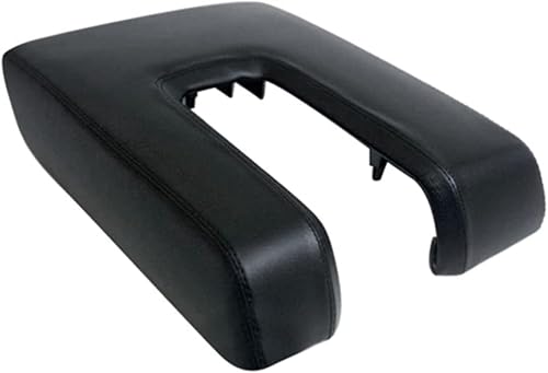 Miniatura 4 de GXARTS Funda negra para consola central, puntada gris, compatible con Toyota Tundra 2014, 2015, 2016, 2017, 2018, 2019, repuesto de tapa de consola