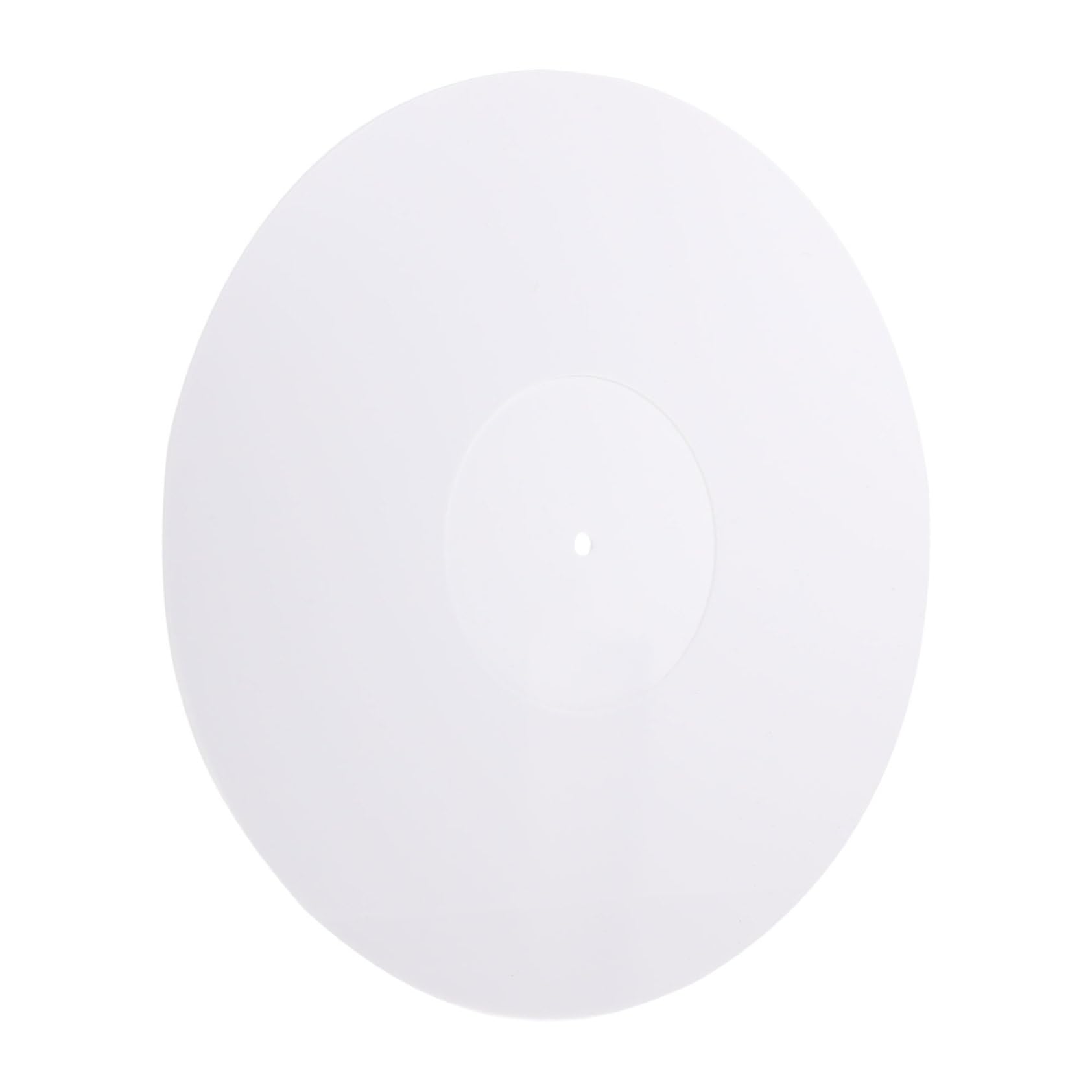 Homoyoyo 1pezzi Tappetino Protettivo per Dischi in Vinile Bianco Accessorio per Giradischi Riduce Vibrazioni e Urti Aumenta Aderenza